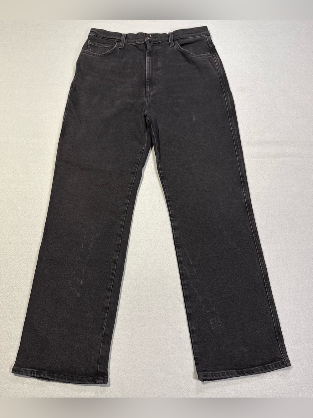AGOLDE Pinch Waist Jeans Women Size 29 Black/Gray High Rise Straight Leg Cotton